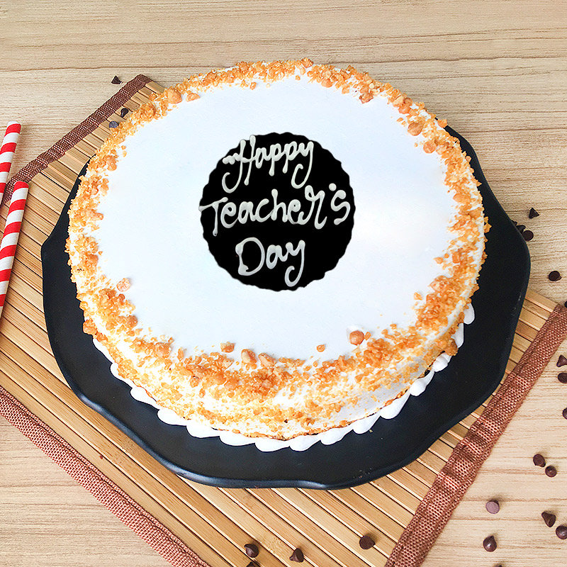 Teachers’ Day Butterscotch Cake by Sugar & Soul
